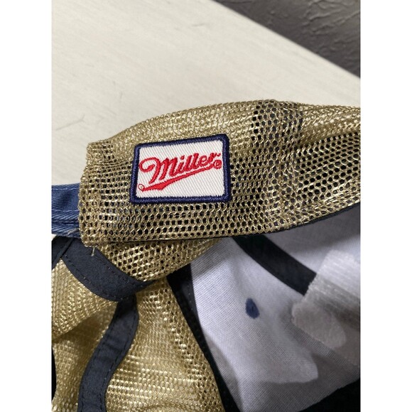 Miller Lite Retro Denim/Mesh Adjustable Trucker Cap - Picture 3 of 4
